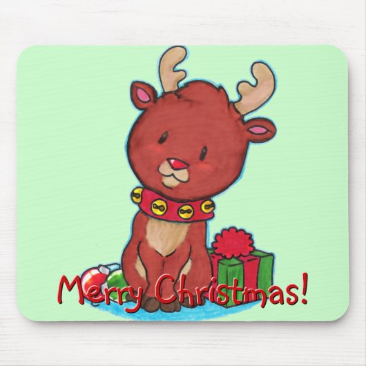 Baby Reindeer Mousepad (Vorne)