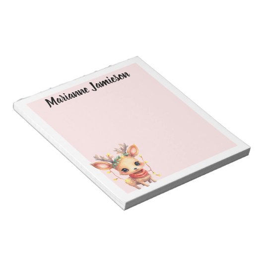 Baby Reindeer Notizblock (angewinkelt)