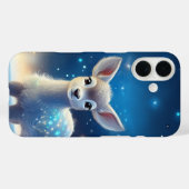 Baby Reindeer Starry Snowy Landscape Case-Mate iPhone Hülle (Rückseite (Horizontal))