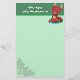 Baby Reindeer Stationery Briefpapier