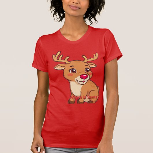 Baby-Rentier T-Shirt (Vorderseite)
