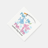 Baby Reveal Baby Dusche Serviette (Ecke)