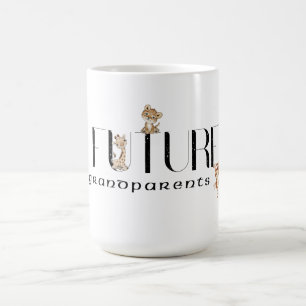 Baby Reveal Future Großeltern Tier Kaffeetasse