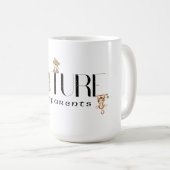 Baby Reveal Future Großeltern Tier Kaffeetasse (VorderseiteRechts)