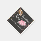 Baby Reveal Tutus oder Touchdown Serviette (Ecke)