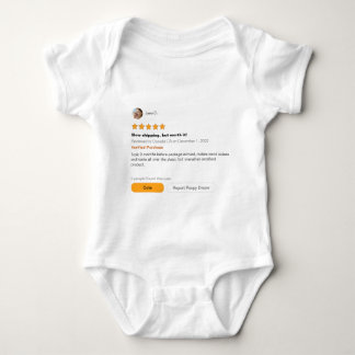 Baby Review Shirt / One-Piece ( 0-24 mos. )