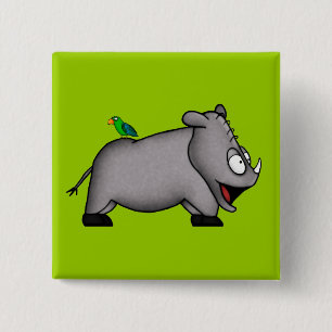 Baby Rhino Button