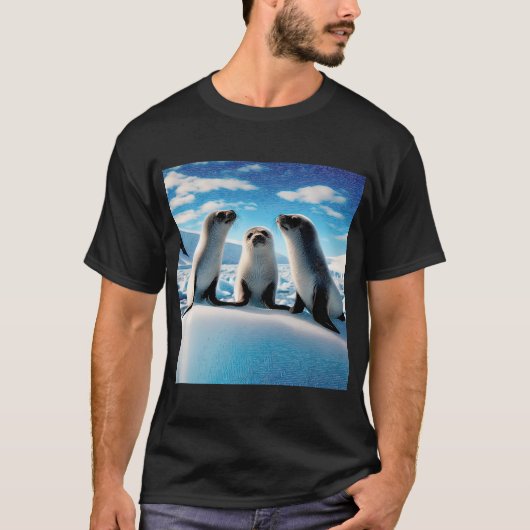 Baby Robben#3 T-Shirt (Vorderseite)