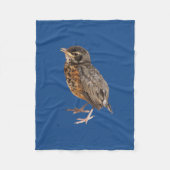 Baby-Robin-Fleece-Decke Fleecedecke (Vorderseite)