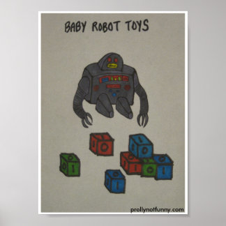 Baby Robot Toys Poster