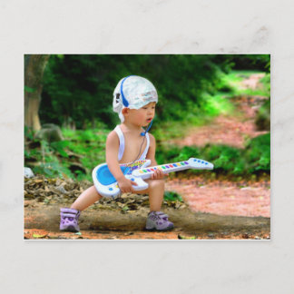 Baby Rock Star Postkarte