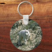 Baby Rocky Mountain Goat Schlüsselanhänger (Vorderseite)