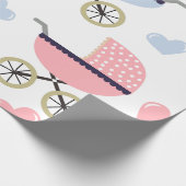 Baby. Rollen. Geschenkpapier (Ecke)