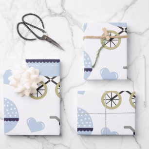 Baby. Rollen. Geschenkpapier Set