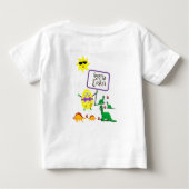 Baby Romper Dinosaur Baby T-shirt (Rückseite)