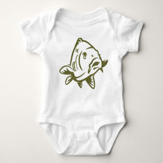 Baby romper met karper baby strampler