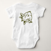 Baby romper met karper strampler (Rückseite)