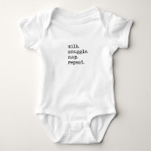 Baby Romper - Milk, Snuggle, Nap, Repeat