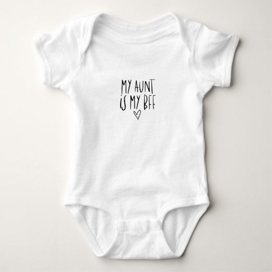 Baby Romper - My Aunt Is My BFF Baby Strampler (Vorderseite)