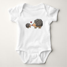 Baby rompertje met egeltjes