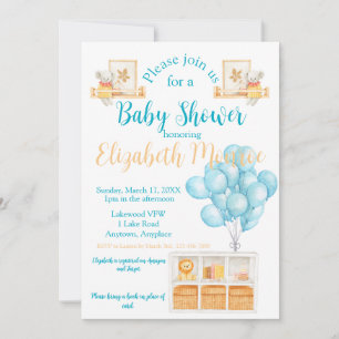 Baby Room Babydusche Einladung