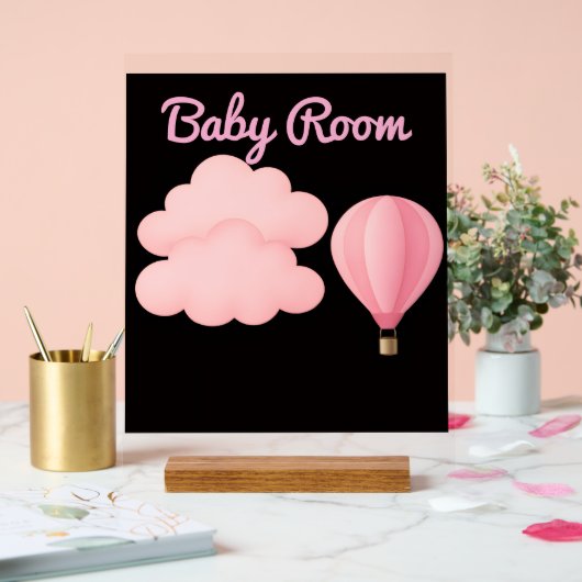 Baby Room Sign Acrylschild (Hochzeit)