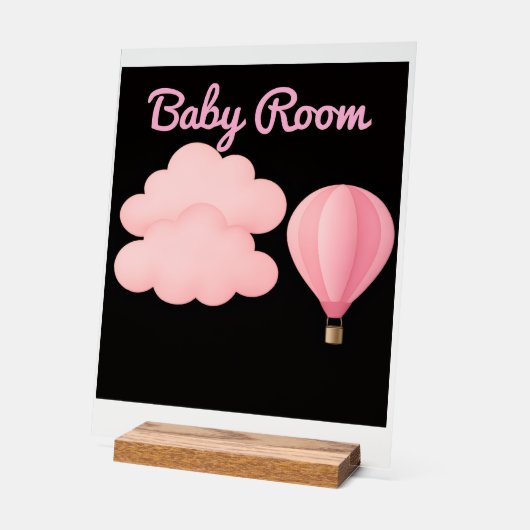 Baby Room Sign Acrylschild (Winkel)