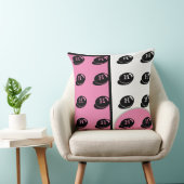 Baby RoomCUTE_PINK_WHITE_BLACK_GRAY RMDESIGNFLO5 Kissen (Stuhl )
