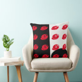 Baby RoomCUTE_RED_WHITE_BLACK_GRAY RMDESIGNFLO55 Kissen (Stuhl )