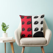 Baby RoomCUTE _RED,WHITE,BLACK,GRAY RMDESIGNFLO55 Kissen (Stuhl )