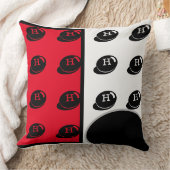 Baby RoomCUTE _RED,WHITE,BLACK,GRAY RMDESIGNFLO55 Kissen (Decke)