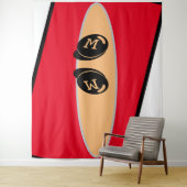 Baby RoomCUTE_RED_WHITE_BLACK_ RMDESIGNFLO55 Wandteppich (Beispiel)