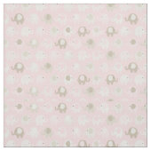 Baby-rosa Elefant Stoff (Muster)