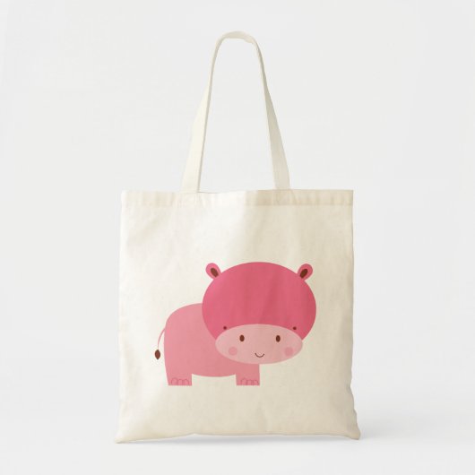 Baby-rosa Flusspferd Tragetasche (Vorne)