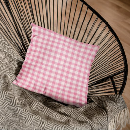 Baby Rosa Gingham Kissen