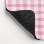 Baby Rosa Gingham Mousepad (Ecke)