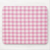 Baby Rosa Gingham Mousepad (Vorne)
