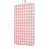 Baby-Rosa-Gingham-Muster Autolufterfrischer (Links)