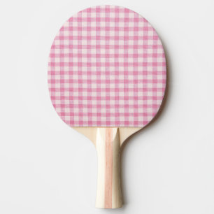 Baby Rosa Gingham Tischtennis Schläger