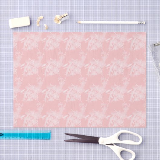 Baby-Rosa-kleines Blumen-Druck-Seidenpapier Seidenpapier (Handwerk)