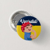 Baby Rosie Vaccine Button | VAX (Vorne & Hinten)