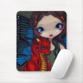 "Baby-roter Drache" Mousepad (Mit Mouse)
