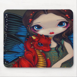 "Baby-roter Drache" Mousepad