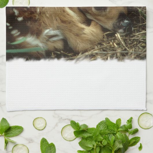 Baby-Rotwild-Geschirrtuch Geschirrtuch (Gefaltet)