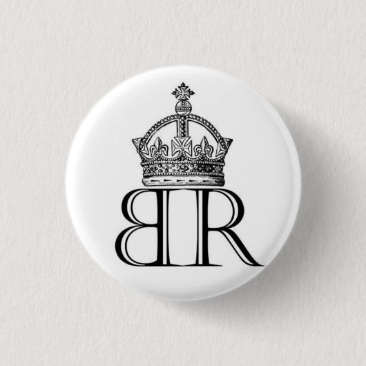 Baby-rücksichtsloser Kronen-Logo-Knopf Button (Vorderseite)