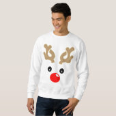 Baby-Rudolph-Ren Sweatshirt (Vorne ganz)