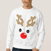 Baby-Rudolph-Ren Sweatshirt (Vorderseite)