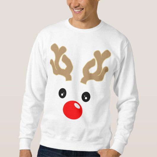 Baby-Rudolph-Ren Sweatshirt (Vorderseite)