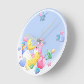 Baby Runde Wanduhr (Winkel)