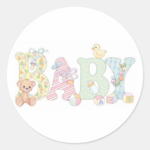 Baby Runder Aufkleber
